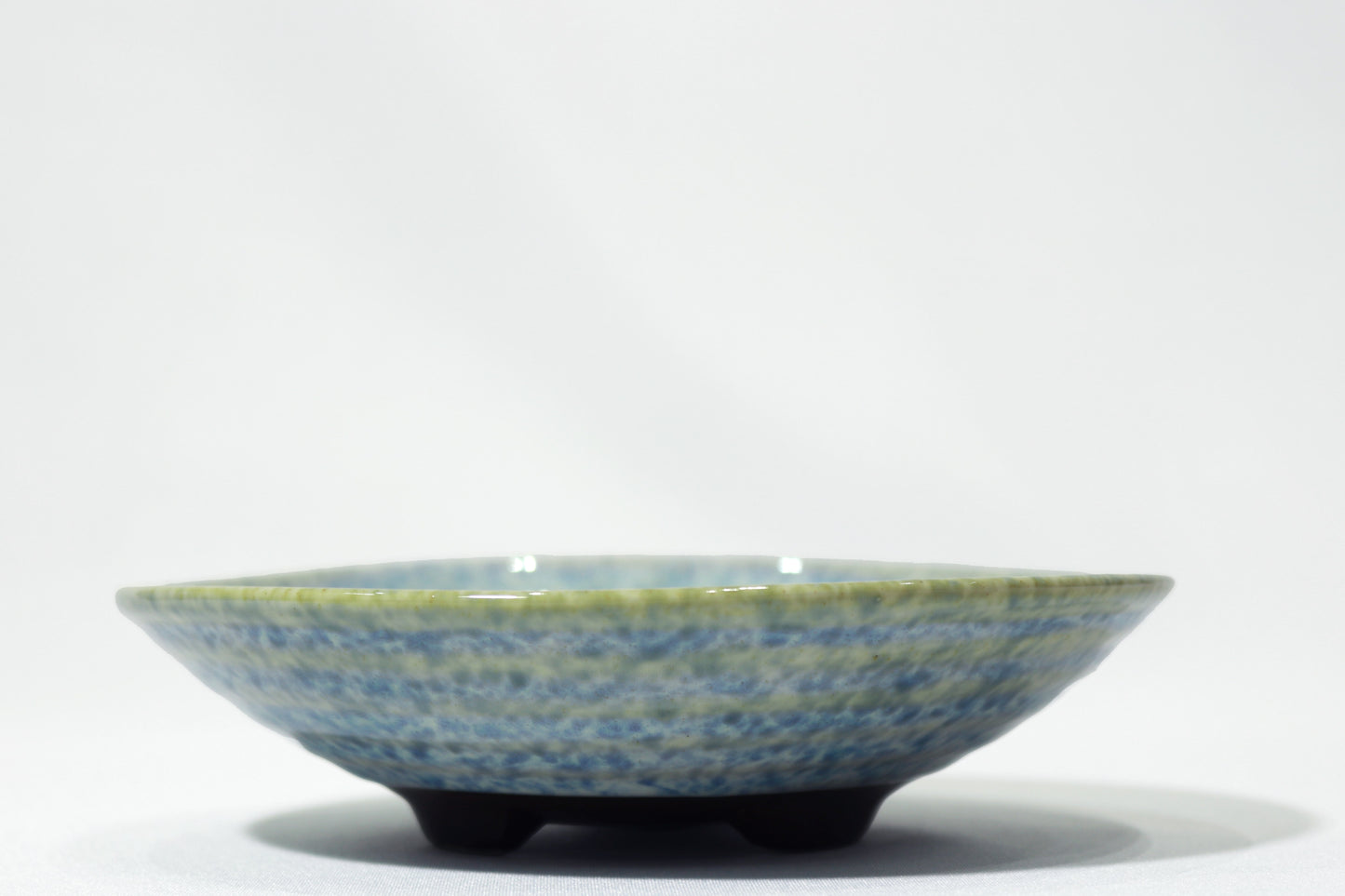 Blue Textured Key Bowl