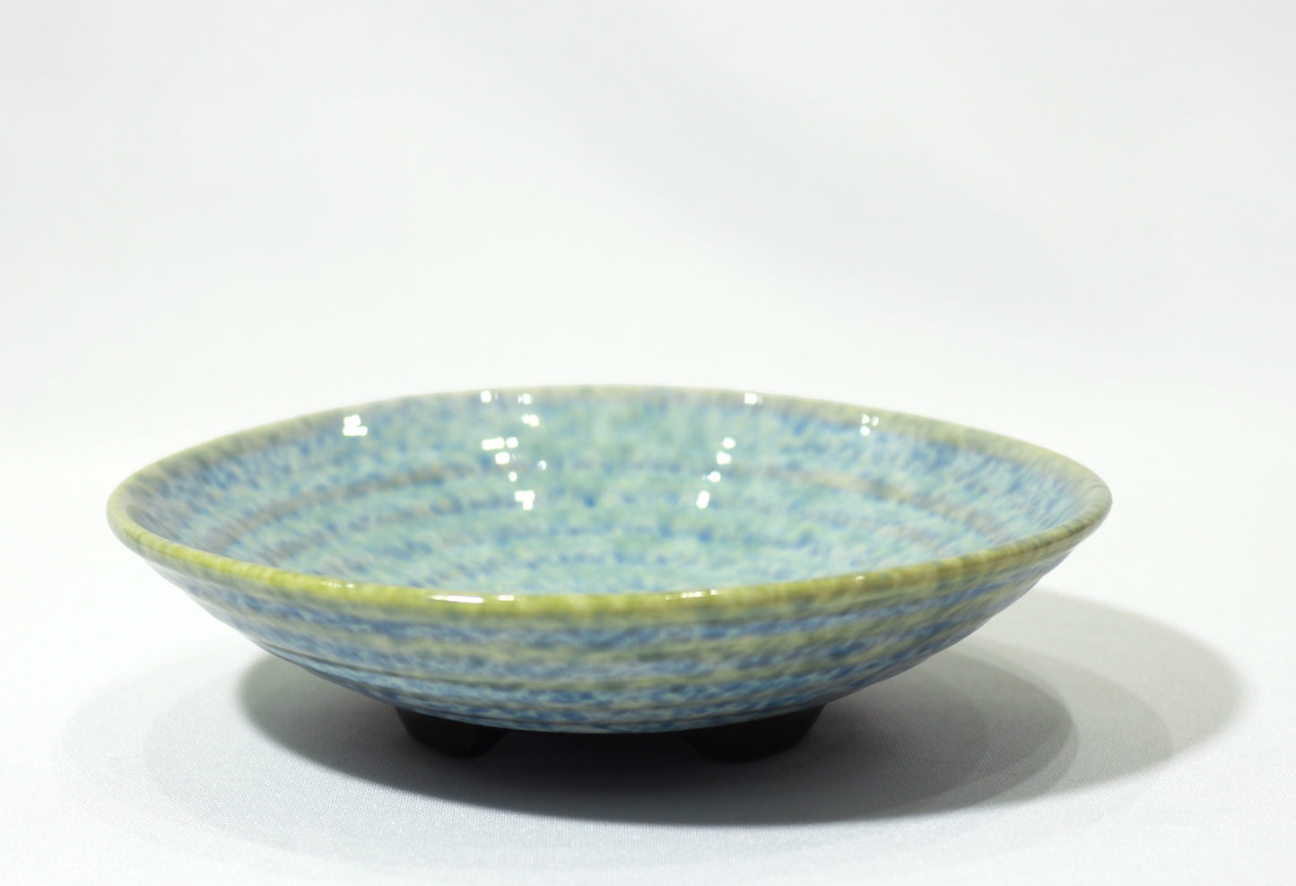 Blue Textured Key Bowl
