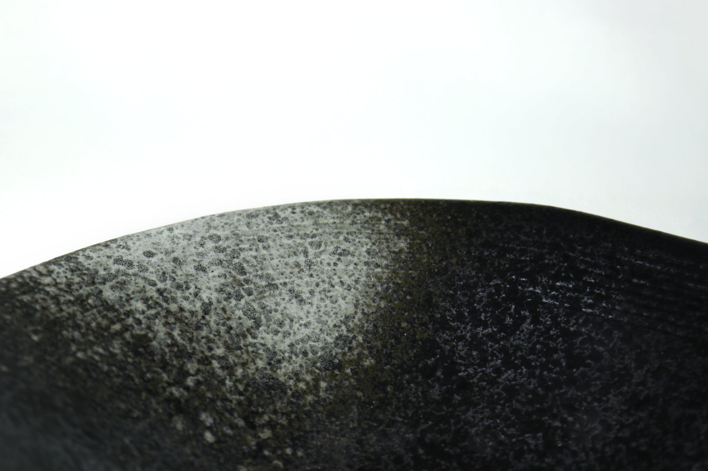 Black Asymmetrical Key Bowl