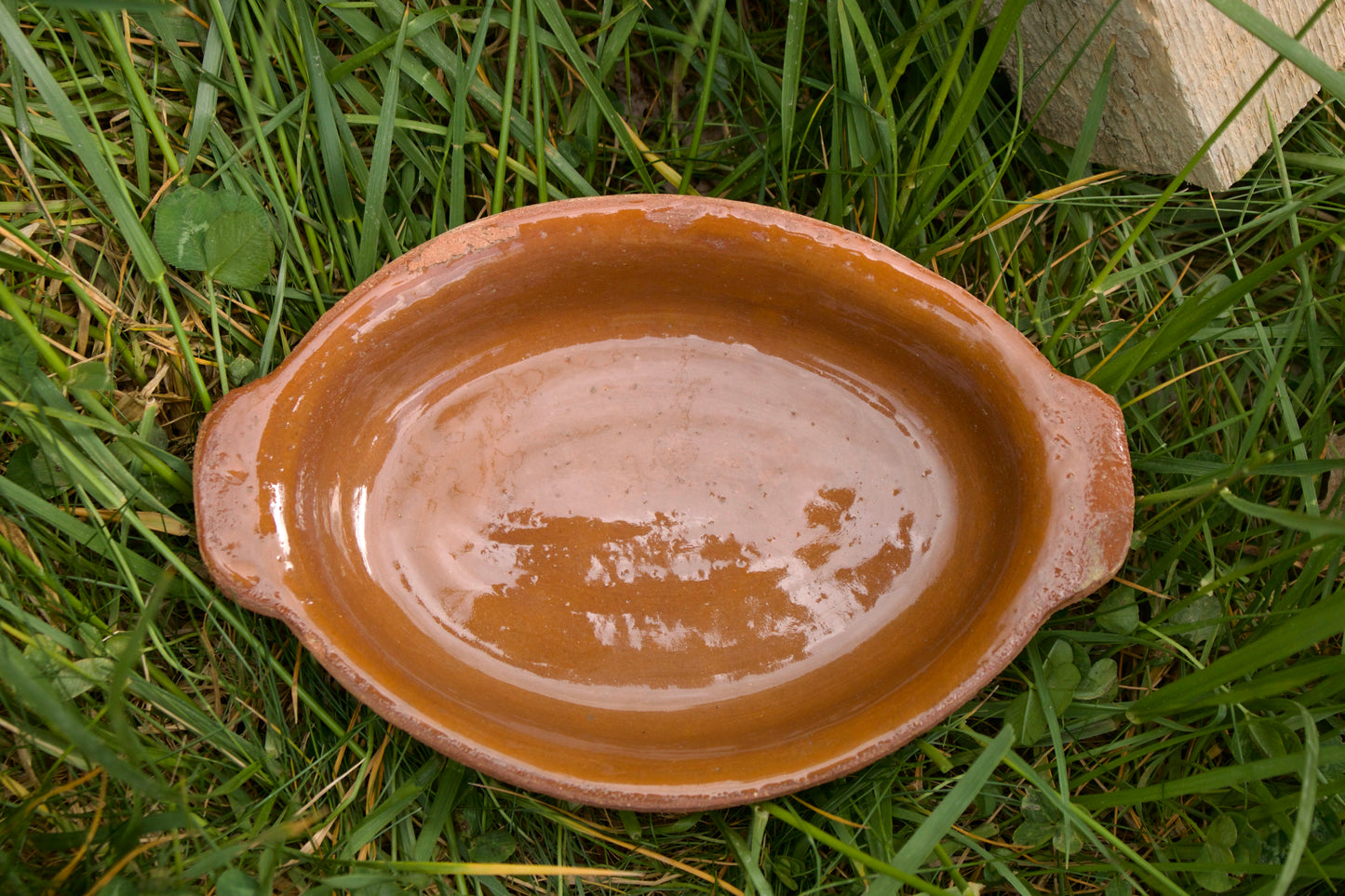 Traditional Pottery Serving Dish