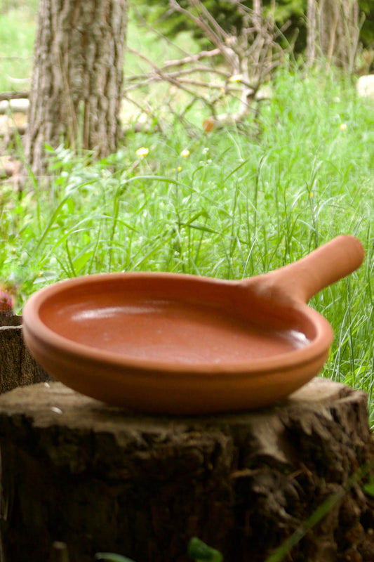 Hand-made Natural Pottery Pan